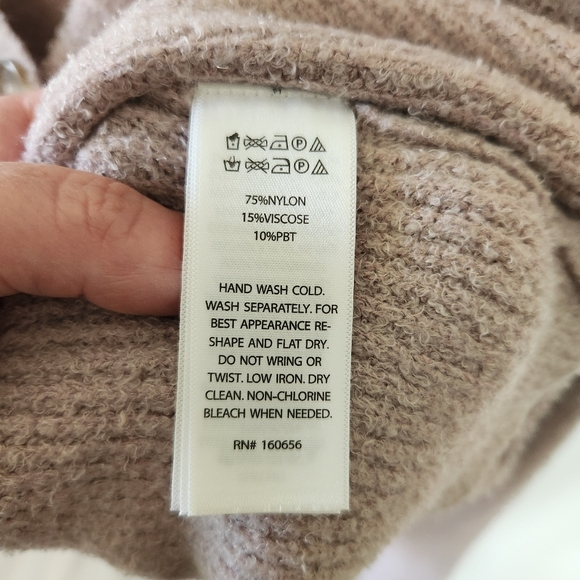 Joie Chenille Button Front V Neck Cardigan Womens Size Large Pink - Picture 5 of 6